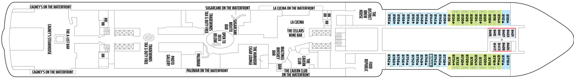 Deck 8 plan